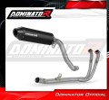 complete exhaust system with muffler DOMINATOR Full System MX2 BLACK fits the motorcycle CF MOTO 450 MT 2024  3