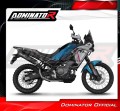 complete exhaust system with muffler DOMINATOR Full System MX2 BLACK fits the motorcycle CF MOTO 450 MT 2024  5