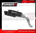exhaust muffler DOMINATOR HP6 BLACK fits the motorcycle Kawasaki ZX10R 2006   2007 3
