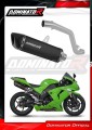 DOMINATOR HP6 FEKETE kipufogó dob Kawasaki ZX10R 2006 - 2007 motorkerékpárhoz 2