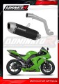 DOMINATOR S6 FEKETE kipufogó dob Kawasaki ZX10R 2006 - 2007 motorkerékpárhoz 2