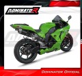 DOMINATOR S6 FEKETE kipufogó dob Kawasaki ZX10R 2006 - 2007 motorkerékpárhoz 4