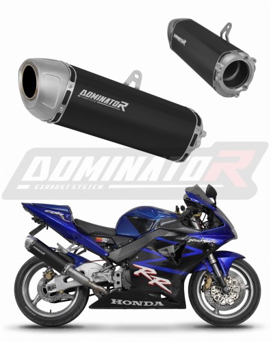 DOMINATOR S6 FEKETE kipufogó dob Honda CBR 954 2002 - 2003 motorkerékpárhoz