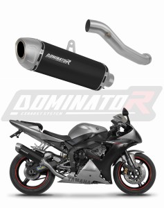 Yamaha YZF R1 1000 RN09 2002 - 2003 kipufogó dob S6 BLACK + dB killer
