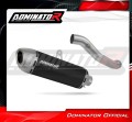 exhaust muffler DOMINATOR S6 BLACK fits the motorcycle Yamaha YZF R1 1000 RN09 2002   2003 3