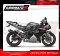 exhaust muffler DOMINATOR S6 BLACK fits the motorcycle Yamaha YZF R1 1000 RN09 2002   2003 5
