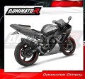 DOMINATOR HP6 FEKETE kipufogó dob Yamaha YZF R1 1000 RN09 2002 - 2003 motorkerékpárhoz 4