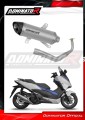 complete exhaust system with muffler DOMINATOR Full System titanium HP8 fits the motorcycle Honda NSS 125 FORZA 2017   2020 2