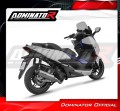 DOMINATOR Full System komplett kipufogórendszer titán HP8 dobbal, amely illeszkedik a Honda NSS 125 FORZA 2017 - 2020 motorkerékpárhoz 4