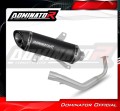 complete exhaust system with muffler DOMINATOR Full System HP8 BLACK fits the motorcycle Honda NSS 125 FORZA 2017   2020 3