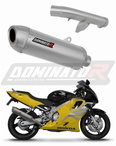 exhaust muffler DOMINATOR S6 fits the motorcycle Honda CBR 600 F4 1999   2000