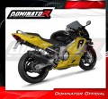 DOMINATOR HP6 FEKETE kipufogó dob, amely illeszkedik a Honda CBR 600 F4 1999 - 2000 motorkerékpárhoz 4