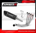 complete exhaust system with muffler DOMINATOR Full System HP6 BLACK fits to Honda CB 650 F 2014  2018 3
