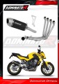teljes DOMINATOR kipufogórendszer S6 FEKETE dobbal, amely illik a Honda CB 650 F 2014 - 2018 motorkerékpárhoz 2