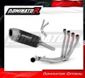 complete exhaust system with muffler DOMINATOR Full System S6 BLACK fits the motorcycle Honda CB 650 R 2019   2023 3