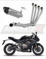 complete exhaust system with muffler DOMINATOR Full System titanium HP8 fits the motorcycle Honda CB 650 R 2019   2023