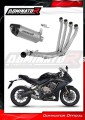 complete exhaust system with muffler DOMINATOR Full System titanium HP8 fits the motorcycle Honda CB 650 R 2019   2023 2