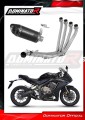 teljes DOMINATOR kipufogórendszer HP8 FEKETE dobbal, amely illik a Honda CB 650 R 2019 - 2023 motorkerékpárhoz 2