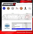 teljes DOMINATOR kipufogórendszer HP8 FEKETE dobbal, amely illik a Honda CB 650 R 2019 - 2023 motorkerékpárhoz 5