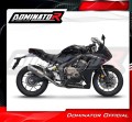 komplett kipufogórendszer DOMINATOR Full System S6 dobbal, amely illeszkedik a Honda CBR 650 R 2019 - 2023 motorkerékpárhoz 4