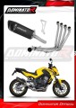 complete exhaust system with muffler DOMINATOR Full System HP6 BLACK fits the motorcycle Honda CBR 650 F 2014   2018 2