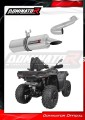 exhaust muffler DOMINATOR ROUND fits the motorcycle CF MOTO C Force 1000 Touring 2024  2