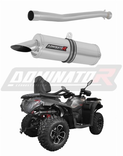 exhaust muffler DOMINATOR ROUND fits the motorcycle CF MOTO C Force 625 Touring 2024