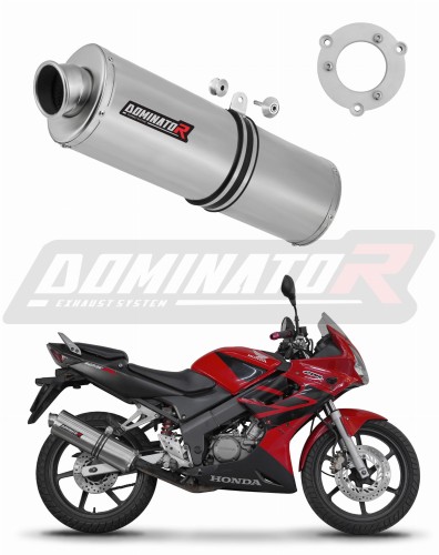 exhaust muffler DOMINATOR oval fits the motorcycle Honda CBR 125 2004   2010