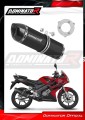 exhaust muffler DOMINATOR HP1 BLACK fits the motorcycle Honda CBR 125 2004   2010 2