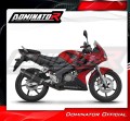 exhaust muffler DOMINATOR HP1 BLACK fits the motorcycle Honda CBR 125 2004   2010 5