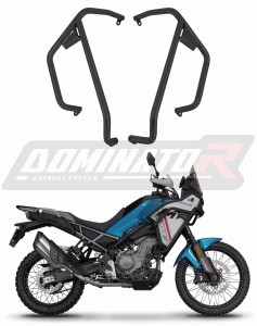 CF MOTO 450 MT 2025 - 2026 BUKÓCSŐ Rozsdamentes acélból BLACK
