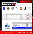 DOMINATOR HP6 FEKETE kipufogó dob a Honda CB 1000 Hornet / SP 2025 motorkerékpárhoz 6