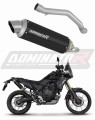 exhaust muffler DOMINATOR GPF BLACK fits the motorcycle Yamaha Tenere 700 2019   2020