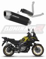 DOMINATOR S6 FEKETE kipufogó dob Suzuki DL 650 V-Strom 2017 - 2025 motorkerékpárhoz