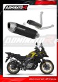 DOMINATOR S6 FEKETE kipufogó dob Suzuki DL 650 V-Strom 2017 - 2025 motorkerékpárhoz 2
