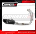 complete exhaust system with muffler DOMINATOR Full System HP8 BLACK fits to Yamaha MT 07 2025  3