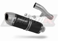 exhaust muffler DOMINATOR S6 BLACK fits the motorcycle Honda CBF 600 2004   2007