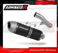 DOMINATOR S6 FEKETE kipufogó dob Honda CBF 600 2004 - 2007 motorkerékpárhoz 2