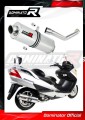 DOMINATOR ovális kipufogó dob Suzuki BURGMAN 400 2003 - 2006 motorkerékpárhoz
