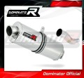 wydech tłumik DOMINATOR Owalny pasujący do motocykla Piaggio X9 125 2000 - 2009