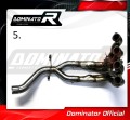 DOMINATOR Mid Pipe decat középdob S1000RR 2012 - 2014 motorkerékpárhoz 6
