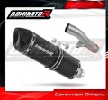 exhaust muffler DOMINATOR HP1 BLACK fits the motorcycle Honda CBF 600 2004   2007 2