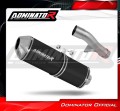 exhaust muffler DOMINATOR OVR BLACK fits the motorcycle Honda CBF 600 2004   2007 2