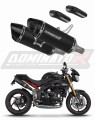 DOMINATOR HP8 FEKETE kipufogó dob Triumph Speed Triple 1050 2011 - 2016 motorkerékpárhoz