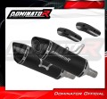 exhaust muffler DOMINATOR HP8 BLACK fits the motorcycle Triumph Speed Triple 1050 2011   2016 3