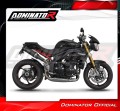 DOMINATOR HP8 FEKETE kipufogó dob Triumph Speed Triple 1050 2011 - 2016 motorkerékpárhoz 5