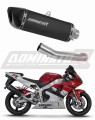 exhaust muffler DOMINATOR HP6 BLACK fits the motorcycle Yamaha YZF R1 1000 RN01 1998   1999