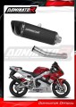 exhaust muffler DOMINATOR HP6 BLACK fits the motorcycle Yamaha YZF R1 1000 RN01 1998   1999 2