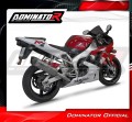 DOMINATOR HP6 titán kipufogó dob, amely illeszkedik a Yamaha YZF R1 1000 RN04 2000 - 2001 motorkerékpárhoz 4