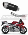 exhaust muffler DOMINATOR S6 Shorty BLACK fits the motorcycle Yamaha YZF R1 1000 RN04 2000   2001